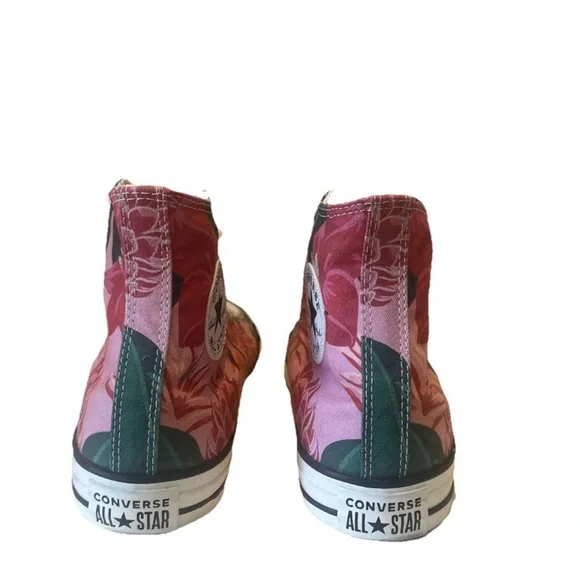 Jungle Scene Chuck Taylor High-Top Sneakers W10.5 M8.5 - Picture 6 of 10